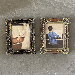 Creative European American retro resin photo frame table carved resin picture frame carved photo frame wall hanging picture frame desktop