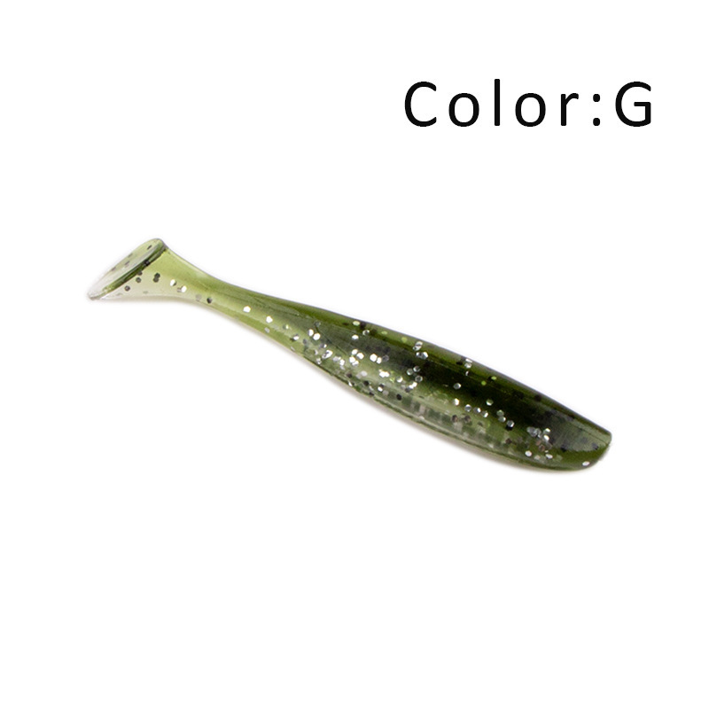 Floating Paddle Tail Fishing Lure Soft Baits Fresh Water Bass Swimbait Tackle Gear