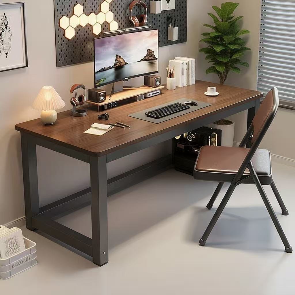 Computer Desk, Thickened and Reinforced Study Desk, Student Bedroom Study Table, Home Comfortable Office Desk, Double Simple Gaming Desk