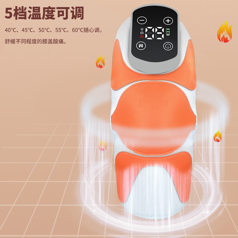 Protector de rodilla de calentamiento eléctrico, masajeador de rodilla de calentamiento de energía gigante, terapia de terapia de calentamiento, vibración de artefacto de articulación de mujer cálida