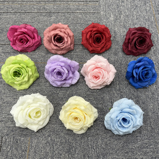 Simulated flower diamond rose head wedding set flower arrangement fake flower decoration flower arrangement DIY flower material