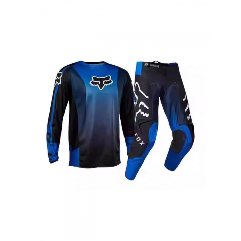 Fox Head Downhill Suit Mountain Bike Cycling Suit Men's and Women's Suit Moisture-Wicking Off-Road Motorcycle Racing Suit Street Bike