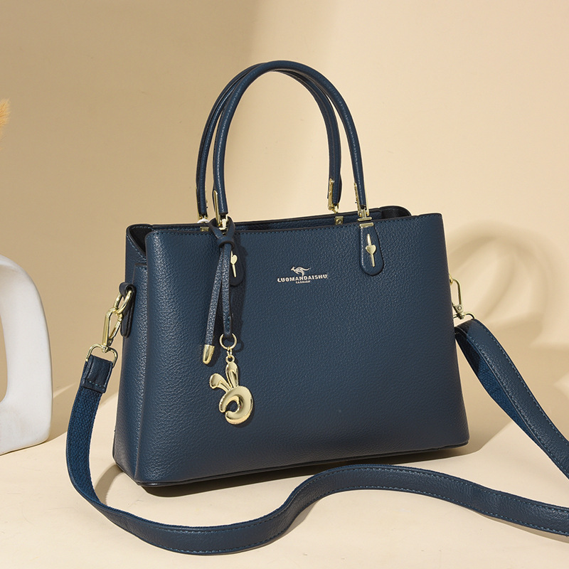 Bolsos transfronterizos de alta gama europeos y americanos, bolsos de mensajero para mujer, bolsos de mujer, bolsos de mujer de gran capacidad, madres de mediana edad, entrega de una pieza