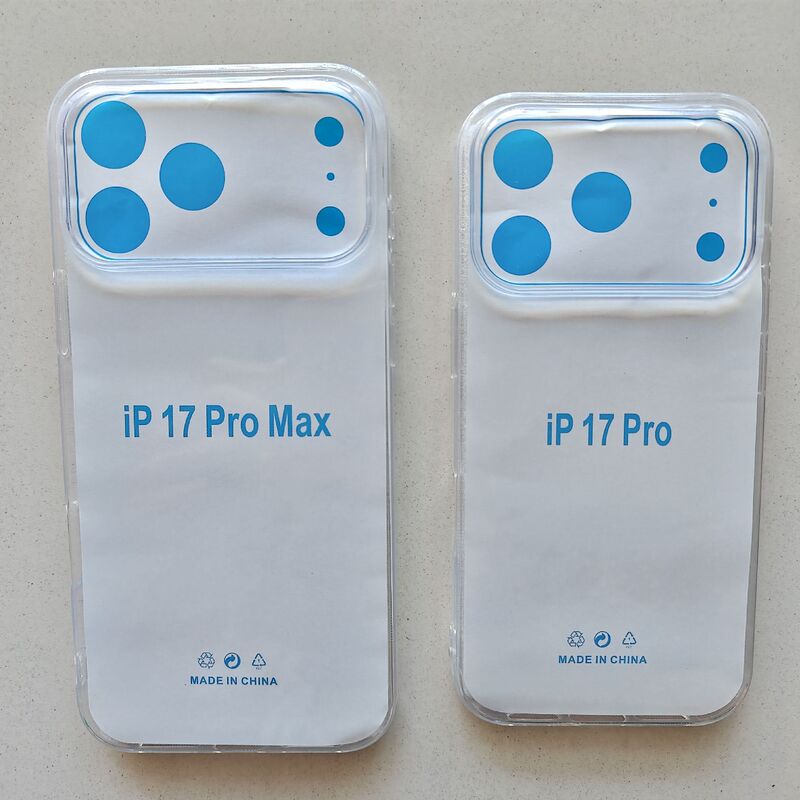 1.5mm四角エアバッグ落下防止TPUスマホケース iPhone 17PRO/17対応 精密穴あき保護カバー|undefined