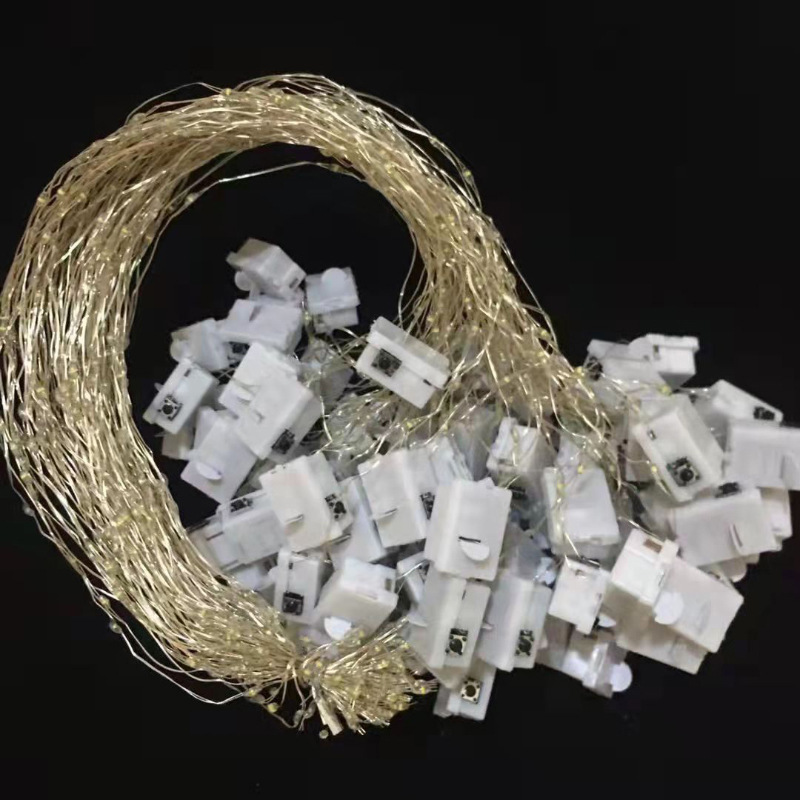 Transfronterizos LED atmósfera cadena de luces ramo de flores decoración atmósfera barra de luces de color pequeña cadena de luces puestos de decoración luminosa línea de luz LED