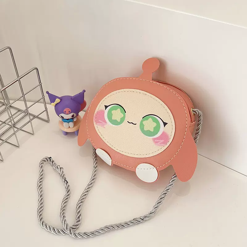 可爱新款蛋仔派对儿童包包女孩洋气卡通单肩包韩版软萌斜挎零钱包