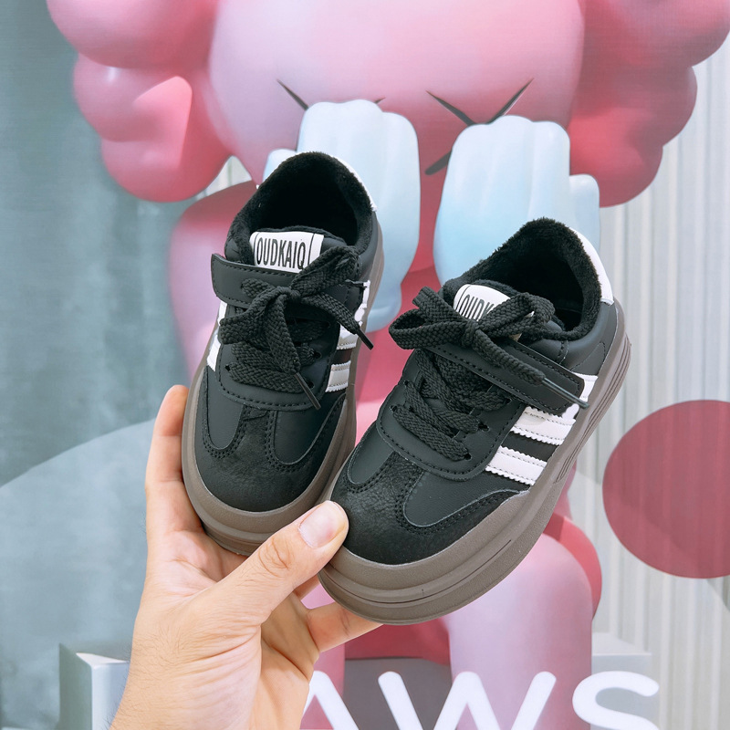 Tavola per bambini taglio basso, scarpe sportive per ragazze nuove autunno e inverno 2023, due suole morbide in cotone,_voghion.com