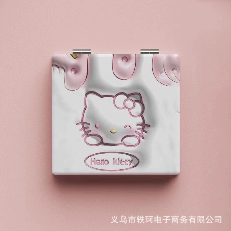 Handheld folding cute mirror for students, new collection