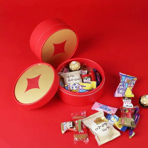 Wedding Candy Round Box Wedding Souvenir Cosmetics Birthday Gift Lipstick Jewelry Gift Box Ready for Direct Supply