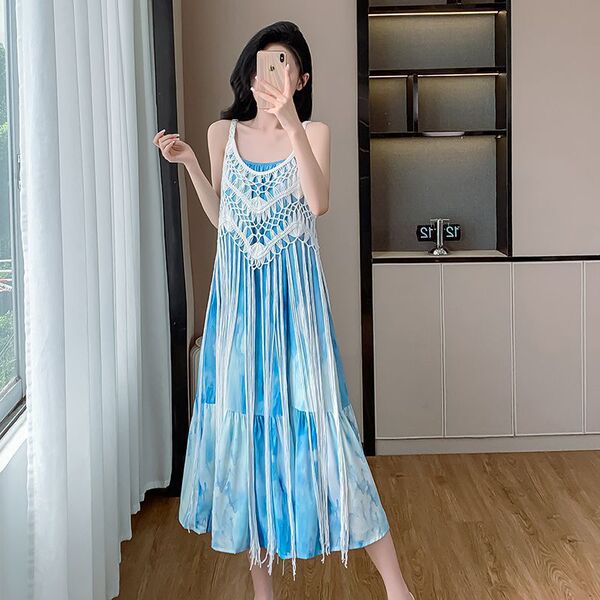 Blue dress from Yunnan province