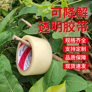 Biodegradable Tape Sealing Glue Express Packaging Large Wide Tape High Viscosity Large Roll Cross-Border Environmentally Friendly Tape