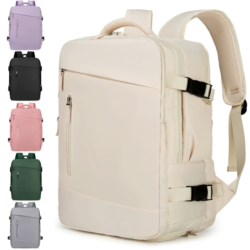 Расширяемая сумка на плечо Двойной спиной туристический багажный мешок большой емкости мужской рюкзак независимый обувной склад многофункциональная компьютерная сумка