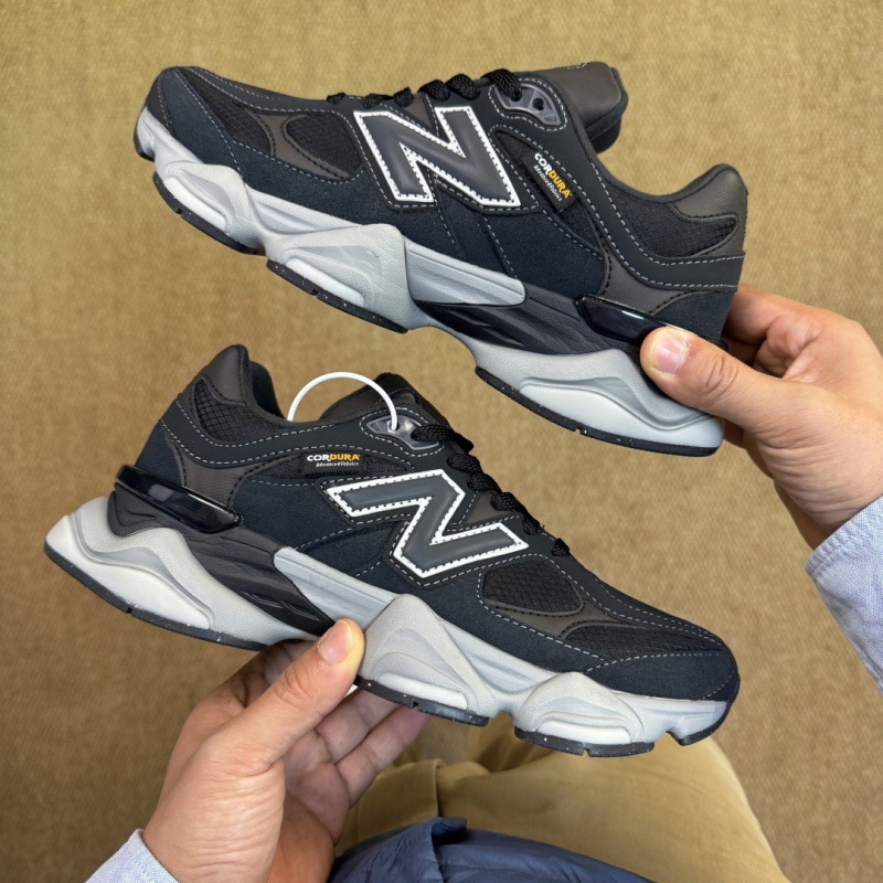 Pure Original NB9060 Little Elephant Hoof Dad Shoes for Men and Women, Cordura Fabric, Lightweight, Breathable, Shock-Absorbing Sports Running Shoes