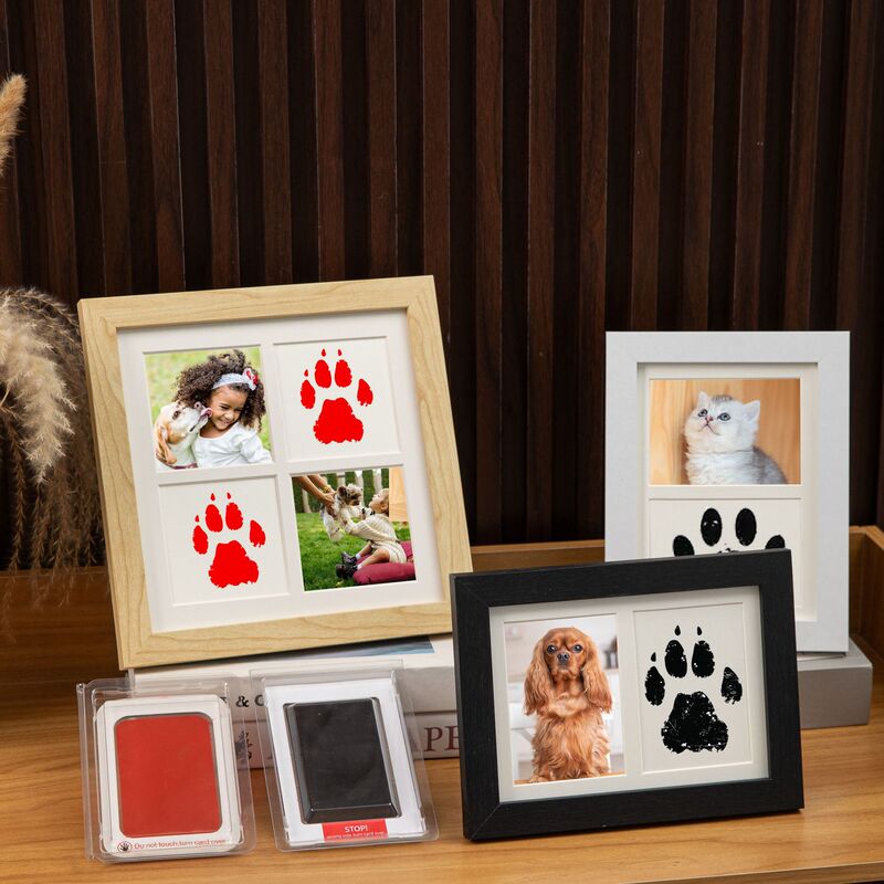 Cross-Border Pet Paw Print Commemorative Ink Pad Photo Frame Dog and Cat Footprint Handmade DIY No-Wash Ink Pad Handprint Picture Frame Cross-Border Pet Paw Print Commemorative Ink Pad Photo Frame Dog and Cat Footprint Handmade DIY No-Wash Ink Pad Handprint Picture Frame