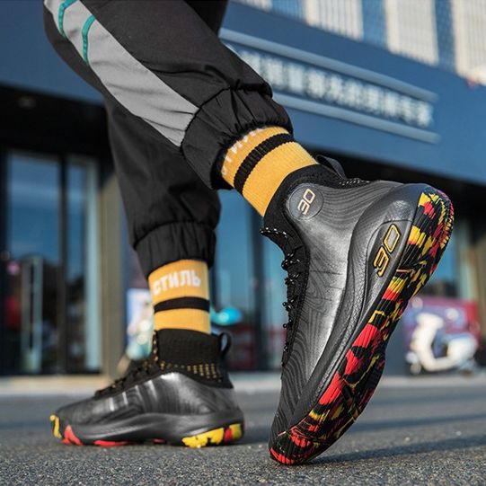 Curry 8 chaussures de basket-ball automne respirant chaussures de basket-ball légères match terrain combat réel étudiant professionnel chaussures de sport_voghion.com