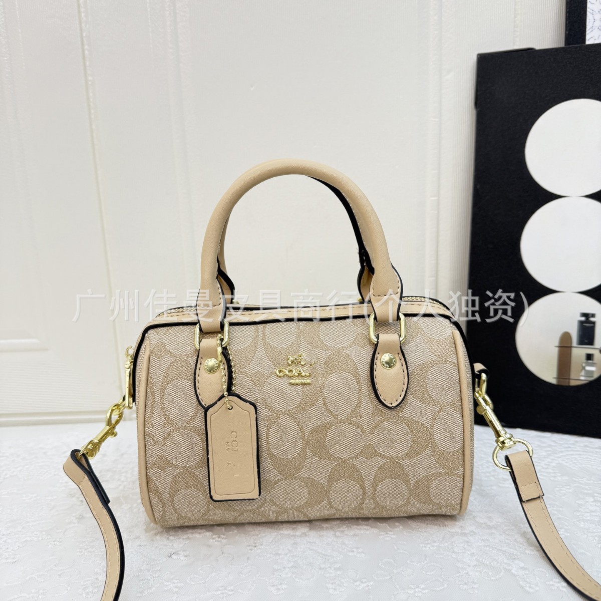 Koujia New Pillow Bag Monogram Mini Fashion Crossbody Single Shoulder Women's Handbag Boston Large Capacity Bag - Thumbnail 3