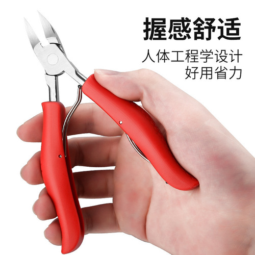 New stainless steel eagle beak nail clipper set Yangzhou three knives household pedicure knife nail corrector tool