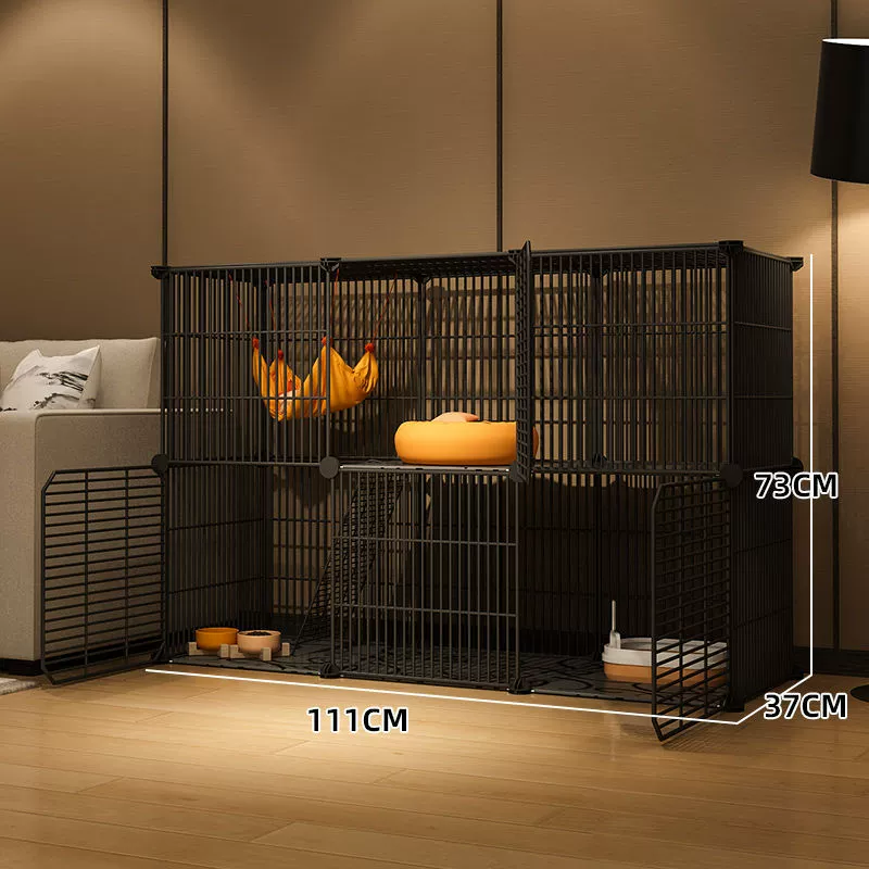 Большая клетка для кошек, домик для кошек, кошачья вилла, сборная двухэтажная/трехэтажная, маленькая/большая, свободное пространство, устойчивая к землетрясениям.