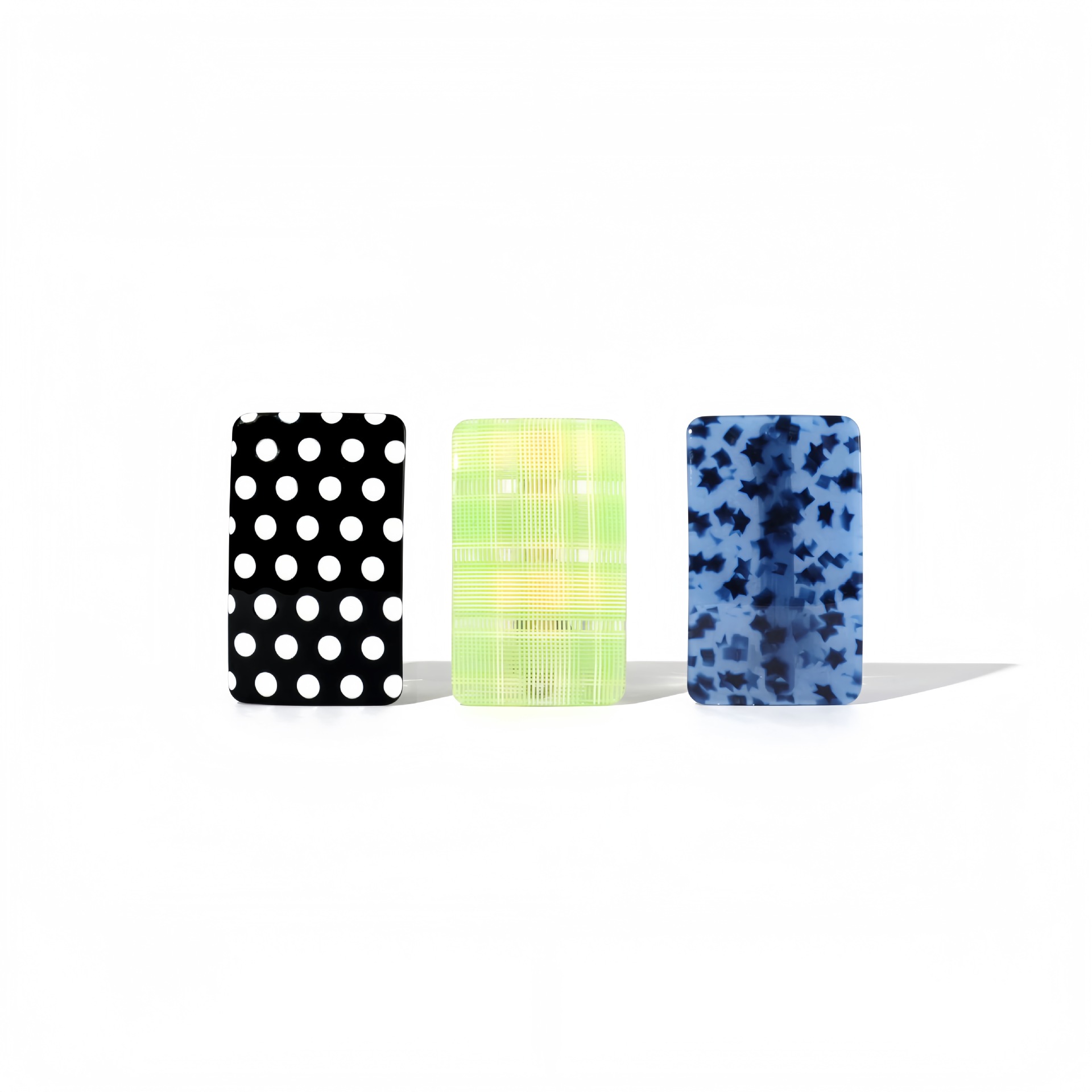 New Fresh Plaid Bangs Clip, Cute and High-Looking Polka Dot Duckbill Clip, Women's Seamless Broken Hair Clip Headwear