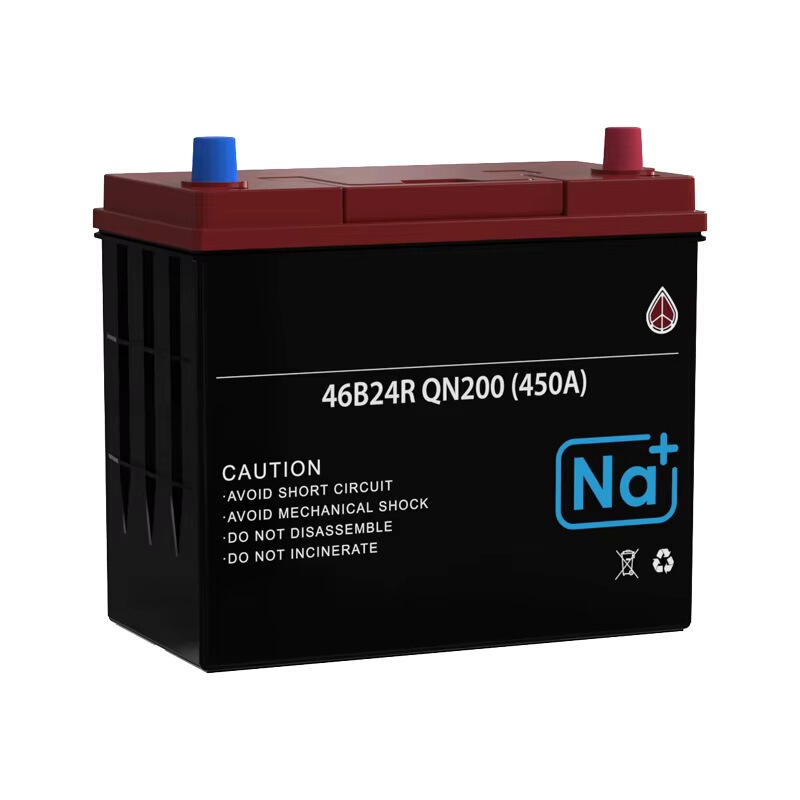 46B24L/Rqn200450A12V Sodium-Ion Starter Battery Replaces Lead-Acid Na Car Electric Lithium Battery