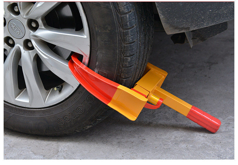 Suitable for car tire locks, thickened car locking device, wheel locks, anti-theft locks for small cars, and specialized car locking devices