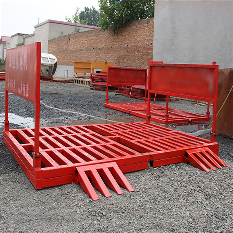 6 Laixin engineering car washing machine automatic construction site flat car washing platform construction site roller Roller roller washing wheel