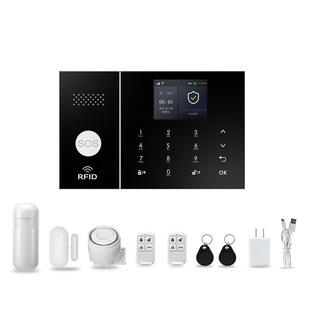 Smart graffiti WIFI burglar alarm GSM home security alarm wireless infrared door and window induction sensor
