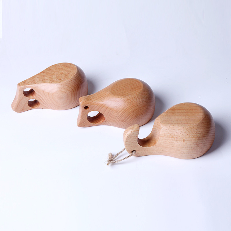 Walnut wood cup Nordic style Traditional handmade wooden water cup KUKSA Finnish traditional outdoor wood cup