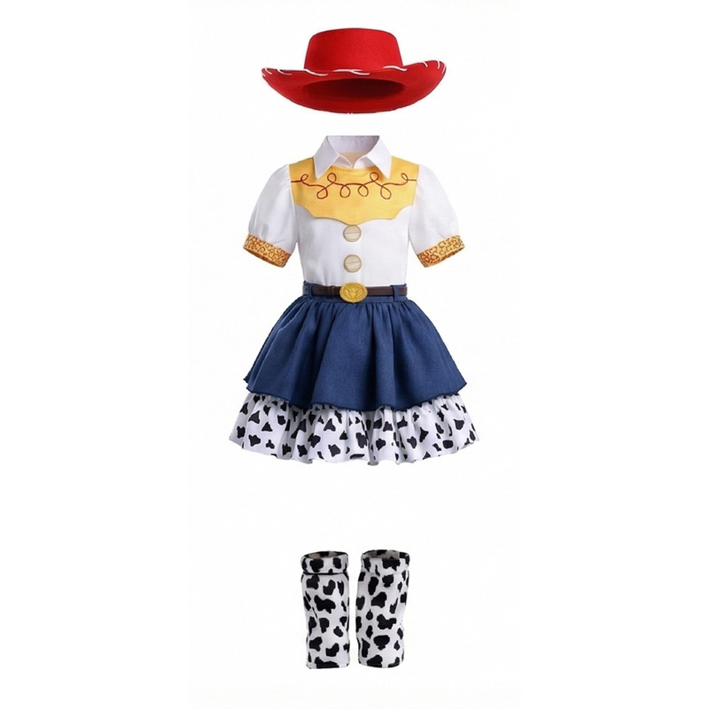 Toy Story Jessie Adult and Children's Western Cowboy Skirt Halloween Cosplay Costume Toy Story Jessie Adult and Children's Western Cowboy Skirt Halloween Cosplay Costume