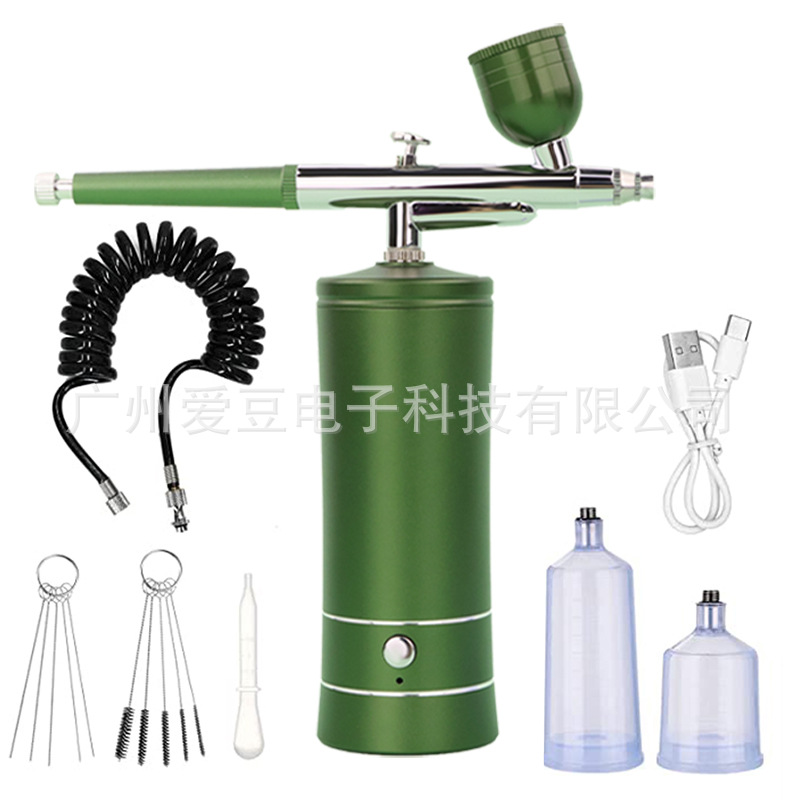 Inyector de oxígeno de Venta caliente transfronteriza Amazon PISTOLA DE PULVERIZACIÓN eléctrica pluma para colorear belleza pintura de uñas pulverización inyector de oxígeno image 18
