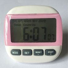 厂家供应 6组计时器倒计时器 闹钟 LCD闹钟韩国计时器学生计时器