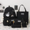 Black set, badge, pendant