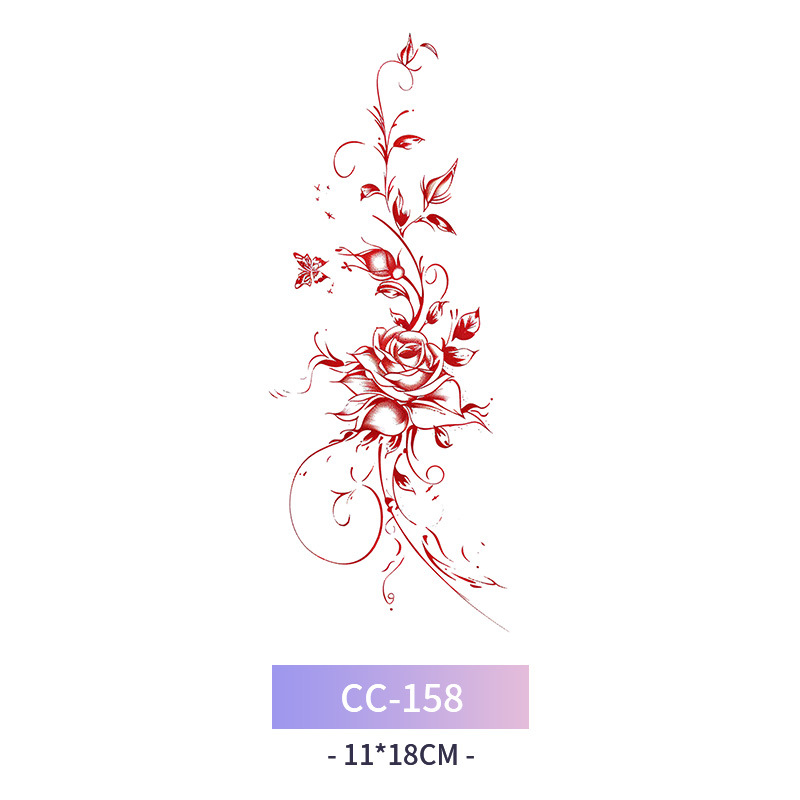 Transfronterizo en stock al por mayor de halloween colorido mariposa tatuaje pegatinas simulación sangrienta cicatriz pegatinas divertidas pegatinas impermeables