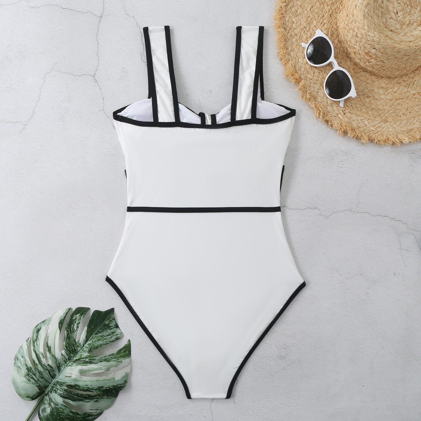 Costume intero stile bohémien con gonna lunga da spiaggia_voghion.com
