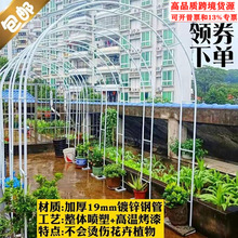 拱门花架爬藤架子花支架铁艺植物架攀爬阳台户外月季花园庭院装饰