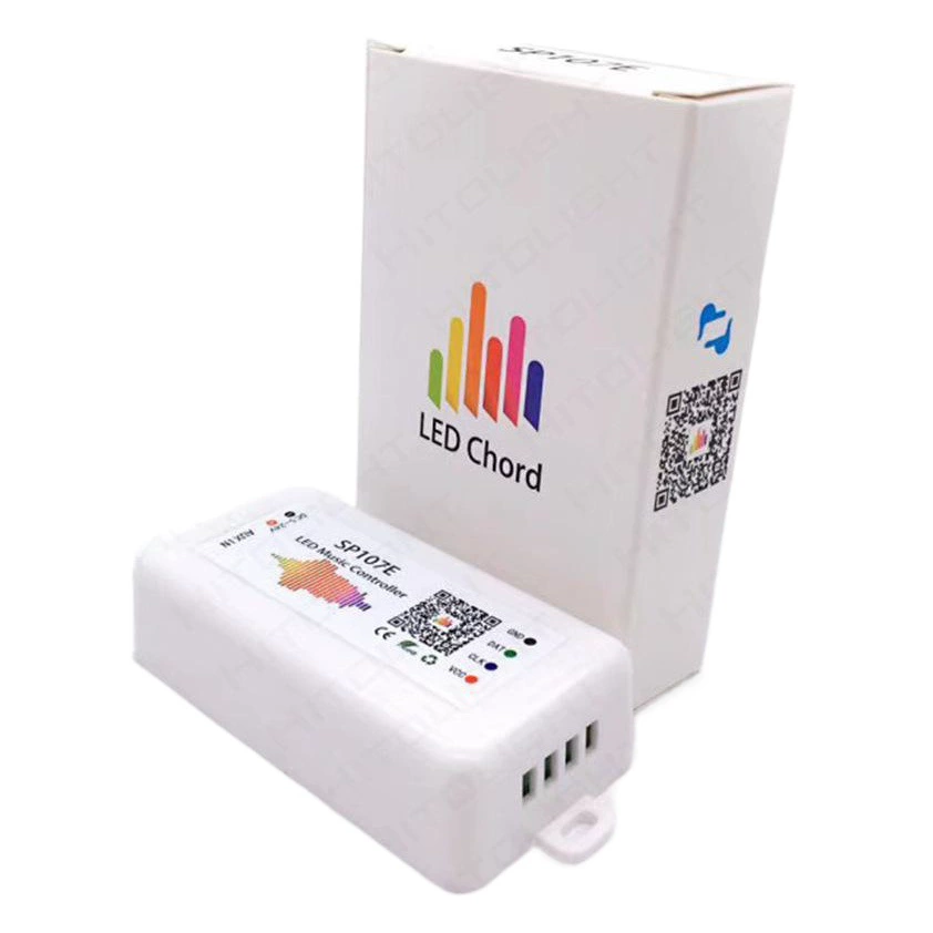 Xilai Light SP107E Smart LED Bluetooth музыкальная Волшебная цветная полноцветная световая полоса 2811/2812 контроллер DC5-24