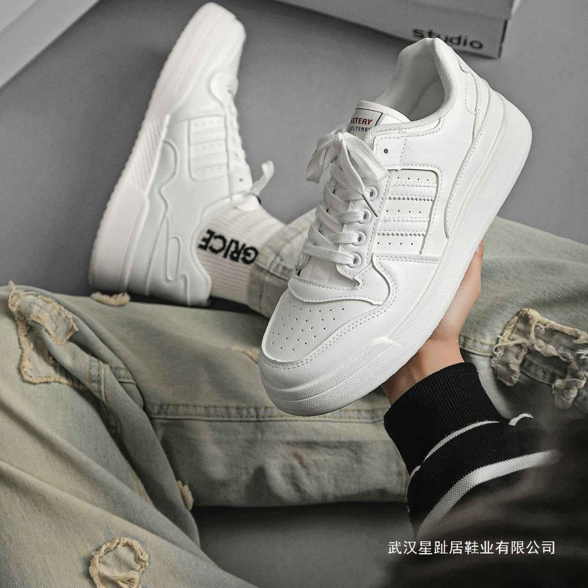 2025 New Niche Couple Spring and Summer Youth Versatile Sneakers Men's White Shoes Men's and Women's Same Style Sports and Casual Shoes