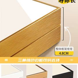 ♔中古风电表箱遮挡穿衣镜子入户门玄关装饰画复古暗藏式全身镜挂