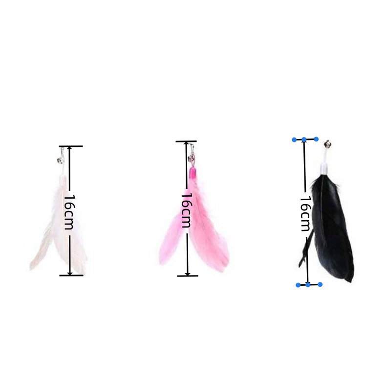 별도의 핑크 깃털 교체 헤드