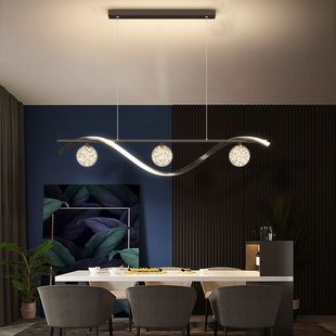 Modern Minimalist Artistic Pendant Light with Starry Sky Design for Dining Room, Cashier Counter, and Island Table