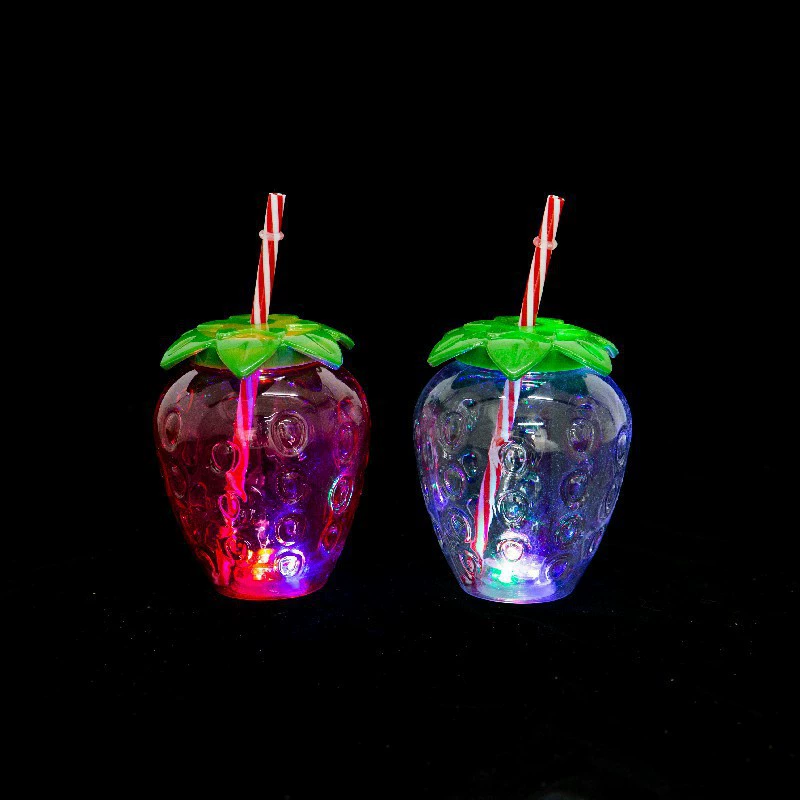 Explosive Food Festival Fruit Style Cup Net Red INS Cold Drinking Straw Cup Food Plague Plastic Model Cup