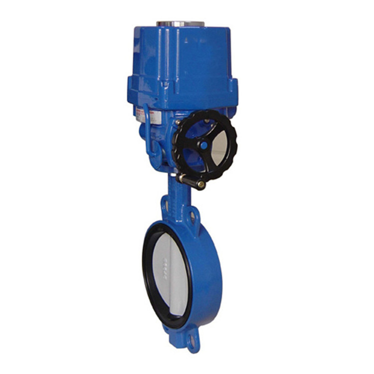 电动蝶阀 供应 D971X防爆电动铝合金蝶阀 防爆软密封对夹蝶阀