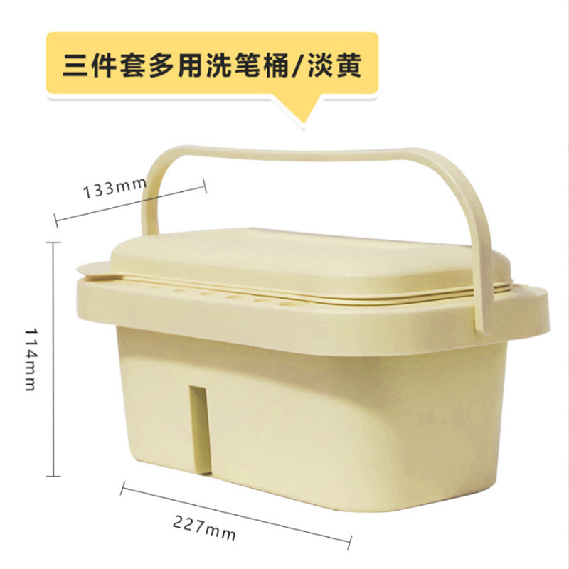 3 대 1 휴대용 마카롱 옐로우