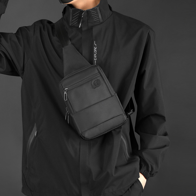 WEPOWER nuevo tipo de bolso de pecho simple, bolso de hombro de hombre, bolso de hombro de gran capacidad, bolso de hombro casual