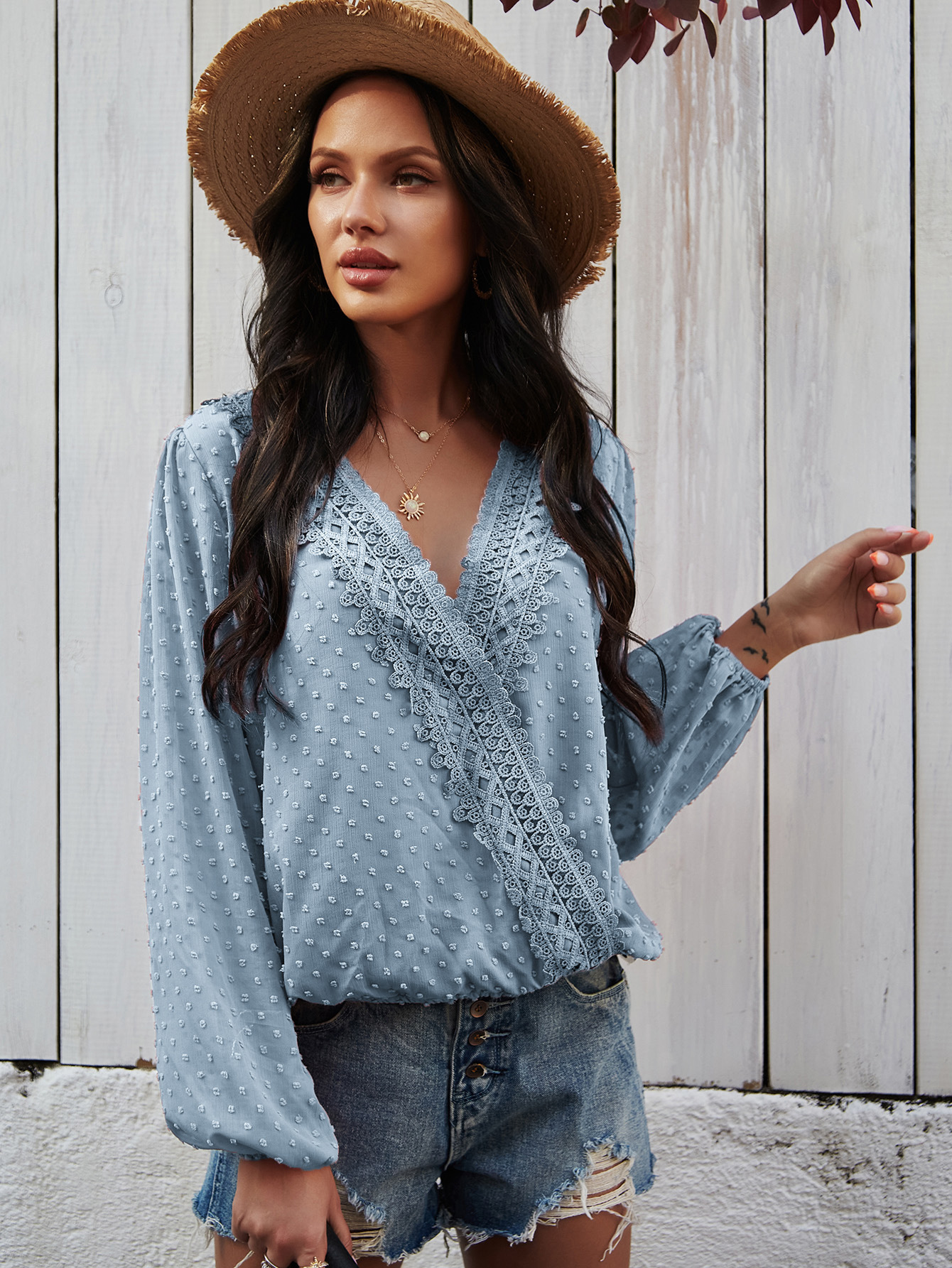 summer new fashion casual simple shirt NSKA37610