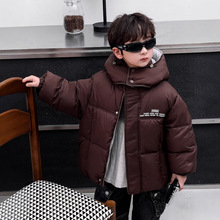 新款正品黑金儿童羽绒服男女童中大小童加厚短款反季冬装外套清仓