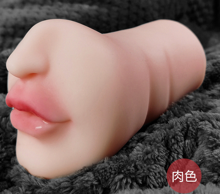 Jiuai Manual Male Masturbator TPE Half-Body Doll in Flesh or Brown — detail image 6