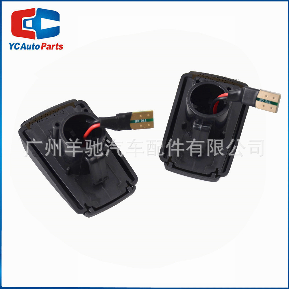 Aplicable a Volvo C70 V40 V70 V90 S40 S70 S90 Lámpara lateral de flujo Lámpara de hoja LED