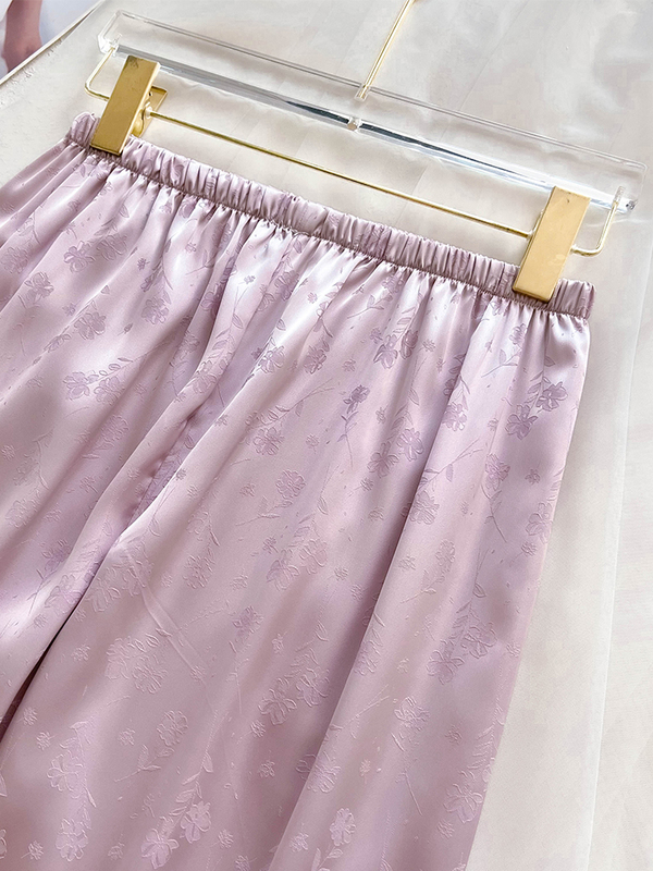 奢华睡衣女春秋感气质长袖长裤真丝古风睡衣中国风家居服套装|undefined