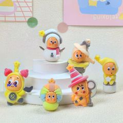 多姿植绒星星人 diy饰品树脂配件钥匙扣潮玩批发创意萌粒卡通盲袋